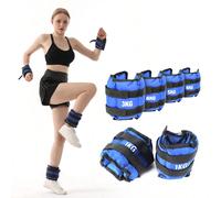 Poids réglables pour chevilles/poignets Sacs de sable pour la course, l'entraînement, les sports, les étudiants, le yoga, la fitness, hommes et femmes 2,5 kg/2 pièces,2,0 kg/2 pièces,0,5 kg/2 pièces,1