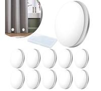Poids Rideau Douche,10 PCS Poids Rideau Magnétiques avec Boîte de Rangement,Aimants Rideaus de Douche Robustes de 4 cm de Diamètre, Pinces de Draperie Imperméables pour Rideauxs,Nappes