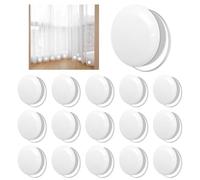Poids Rideaux Extérieur,Kaluofan 16 Paires Aimant Rideau,Aimant pour Rideaux,Poids Blocs Lestés pour Rideau de Douche,Fond pour Rideau de Douche, nappes, Tableaux Blancs,réfrigérateurs