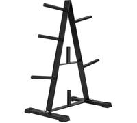 POIDS - TECTAKE - Rack de Rangement pour Poids 7 Branches Capacité de charge 200 kg en Acier 67 cm x 385 cm x 91 cm