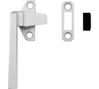 Poign e de fen tre battant blanche Prime-Line H 3820, verrouillable, pour gaucher, avec base d cal e (emballage individuel)