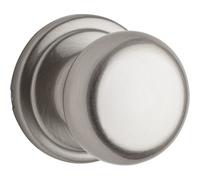 Poign e de porte de passage int rieure Kwikset Hancock pour portes de placard et de couloir. Poign e de porte non verrouillable en nickel satin