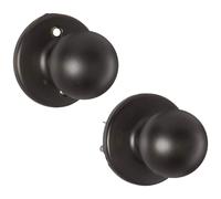 Poign e de porte de passage int rieure Kwikset Polo pour portes de placard et de couloir Poign e de porte non verrouillable Bronze v nitien