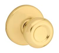 Poign e de porte de passage int rieure Kwikset Tylo pour portes de placard et de couloir Poign e de porte non verrouillable en laiton poli