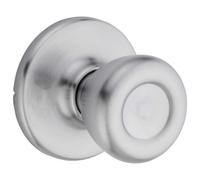 Poign e de porte de passage int rieure Kwikset Tylo pour portes de placard et de couloir, poign e de porte non verrouillable, chrome satin