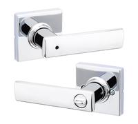 Poign e de porte d'int rieur Kwikset Breton avec levier de porte verrouillable pour