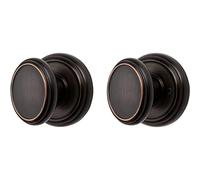 Poign e de porte int rieure Baldwin Carnaby pour couloir/placard/chambre, non verrouillable, avec protection Microban, en bronze v nitien