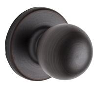 Poign e de porte int rieure Kwikset Polo pour portes de placard et de couloir, non verrouillable, bronze v nitien