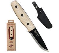 Morakniv Finn 14083 Ash Wood, Black Blade, couteau de bushcraft