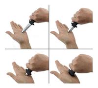 Poignard Rétractable Tour De Magie * Longueur : 18 Cm * Matière : Plastique * Couleur : Noir Et Argent Fonctions : Tour De