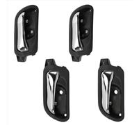 Poigne Porte Voiture Compatible Avec Accord 2003 2004 2005 2006 2007 HO1353132 79542 72160SDAA02ZC 4 Poignées De Porte Intérieures Chromées Côté Gauche Droit