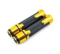 Poignée 1 Paire Pour KYMCO Xtown X Town 125i 300i 7/8 ''22 MM Poignée De Guidon Poignées Poignées Couvercle D'extrémité Bouchon Prise Accessoires De Moto couvre-guidon(Gold)