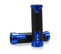 Poignée 7/8 "22mm Anti-Slip Guidon Guidon Poignées Pour Ducati 848 Evo 2007 2008 2009 2010 2011 2012 2013 Moto 848 Accessoires couvre-guidon(Blue)