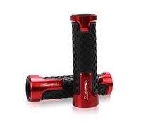 Poignée 7/8 "22mm Moto Anti-dérapant Poignées De Guidon Pour BMW K1200R SPORT 2006 2007 2008 Accessoires K1200R couvre-guidon(Red)