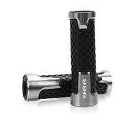 Poignée 7/8 "22mm Moto Anti-dérapant Poignées De Guidon Pour DUCATI 996 996B SPS R 1999 2000 2001 996 Accessoires couvre-guidon(Silver)