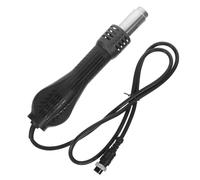 Poignée à Air Chaud Noire en Cuivre pour Réparation de Circuits | Caoutchouc Résistant à Chaleur, Flux Uniforme et Sortie Stable, pour Ateliers, Laboratoires, Techniciens