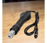 Poignée à air chaud pour station de soudure 858A 858D, souffleur thermique de rechange 12 V/24 V avec poignée antidérapante et haute résistance (24 V)