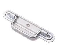 Poignée à arrêt platine emboutie MONIN acier zingué - 190x36 mm - 7352-733060 G