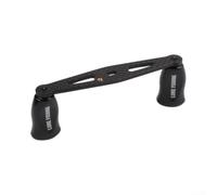 Poignée à bascule en carbone pour moulinet SLXDC Baitcast avec support d'arbre de bobine de 7,4 mm (droitier rose)