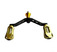 Poignée à bascule pour bobine rotative pour modèles Stradic et autres modèles avec interface 4, 4, 4, 9 mm (main gauche noire)