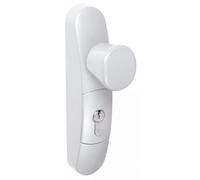 Poignée à bouton fixe pour serrure antipanique - EN 3600 blanc 9016 JPM