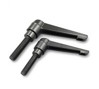 Poignée à boutons réglables, Clamping Lever Handle Adjustable Locking External Male Thread M5-M10 1pcs(M6X50)