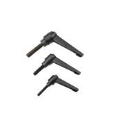 Poignée à boutons réglables, L Shape Adjustable Locking Clamping Lever External Male Thread Knob Bolt M5-M10 1pcs(M6X32)