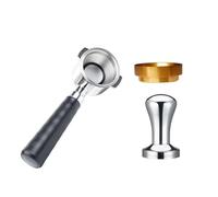 Poignée À Café De 51 Mm, Compatible Avec Le Porte-filtre Sans Fond De'Longhi ECP3420/EC155/BCO430/EC260, Avec 2 Poignées Et Accessoires De Panier Filtrant(51mm filter-Td)