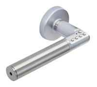 Poignée à code électronique - VACHETTE - 82005 - Gris - Simple - Sur rosace gauche