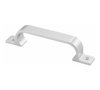 Poignée à pattes en aluminium 4232/4233 - Entraxe 128 mm - Argent HERMETA