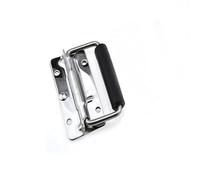 Poignée à ressort en acier inoxydable, boutons de boîte en aluminium, poignée pliable mobile, accessoires de bagages (acier inoxydable - 100 mm)