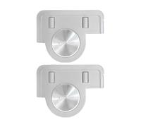 Poignée à rouleau originale 2 pièces, Compatible avec ECOVACS DEEBOT T80S Omni / X11 PRO Omni / X11 OmniCyclone, Robot aspirateur Accessoires(White(2pcs))