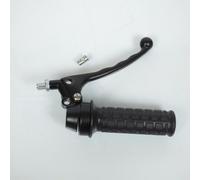 Poignée Accélérateur Cocotte Droite Levier Frein Noir Ressort Pour Moto Cyclo Vintage