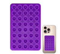 Poignée adhésive en silicone pour téléphone portable - Support de téléphone portable à ventouse - Support de téléphone amovible double face pour la maison, le dortoir, les voyages, l'hôtel