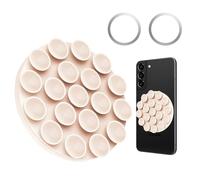 Poignée Adhésive pour Smartphone,Support De Smartphone Adhésif En Silicone - Porte-Coque Ventouse Pour Téléphone,Pour Miroirs De Dressing Vitre Réfrigérateurs Carreaux De Céramique Conduite Cuisine