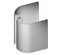 Poignée aileron de porte battante - hauteur 200 mm - alu argent - 1780 BILCOCQ