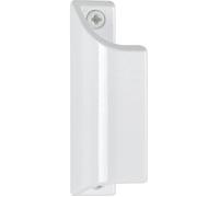 Poignée aileron profilée long 90mm Hoppe - Aluminium laqué blanc 9010.430