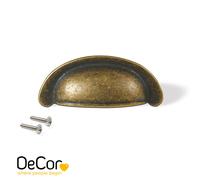 Poignée albéric L77mm, entraxe 64mm bronze - EMUCA - 9348908