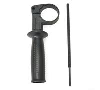 Poignée auxiliaire pour perceuse électrique - Poignée latérale en plastique noir - Convient pour perceuses à percussion, meuleuses, accessoires d'outils