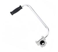 Poignée auxiliaire pour tondeuse à gazon - Manche ergonomique en acier inoxydable pour tondeuse à gazon de 15 x 5 pouces, rallonge avec accessoire de bordure amélioré