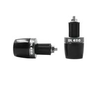 Poignée Bar Fin Plug Guidon Poignées De Guidon Extrémités Contrepoids Cap Bouchons Curseur Extrémité De Guidon De Moto Bouchons De Curseur Pour Suzuki Pour V-STROM DL 650 Toutes Saisons(Silver)