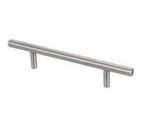 Poignée barre L.160 x Ø12 x 96 mm DESIGN MAT Inox brossé - DM003.IN.12.96.5 Inox brossé G