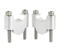 Poignée Barre Pince Adaptateur Moto Pour XJR400 Pour XJ6 Pour Diversion Pour TDM900 22 Mm 7/8 "Risers De Guidon Moto Support De Barre De Graisse(Silver,40mm)