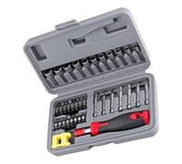 Poignée Bit Tournevis Magnétique 1/4 Pouce Avec Adaptateur Auto-verrouillable Poignée Confortable Pour Les Réparations Du Ménage Électrique En Caoutchouc