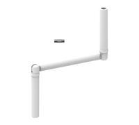 Poignée blanche pour manivelle de volet roulant Ø 12 mm