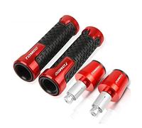 Poignée Bouton De Guidon De Moto Grip Grip End Cap Plug Curseur Pour TDM900 2002-2011 TDM850 1993 1994 1995 TDM 850 900 couvre-guidon(Red)