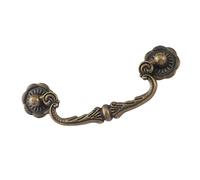 Poignée confortable en bronze pour meubles - Trou central de 86 mm - Design traditionnel - Facile à utiliser - Convient pour salon, chambre à coucher