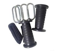 Poignée conique en corde pour machine à câble, biceps curl et triceps avec deux crochets, barre de presse de rechange robuste pour équipement de fitness à domicile