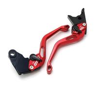 Poignée Courte 3D Pour Moto, Leviers De Frein Et D'embrayage Pour Yamaha YZF R6S Version Européenne 2006 - 2007(Rouge)
