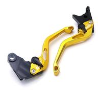 Poignée Courte 3D Pour Moto, Leviers De Frein Et D'embrayage Pour Yamaha YZF R6S Version Européenne 2006 - 2007(Or)